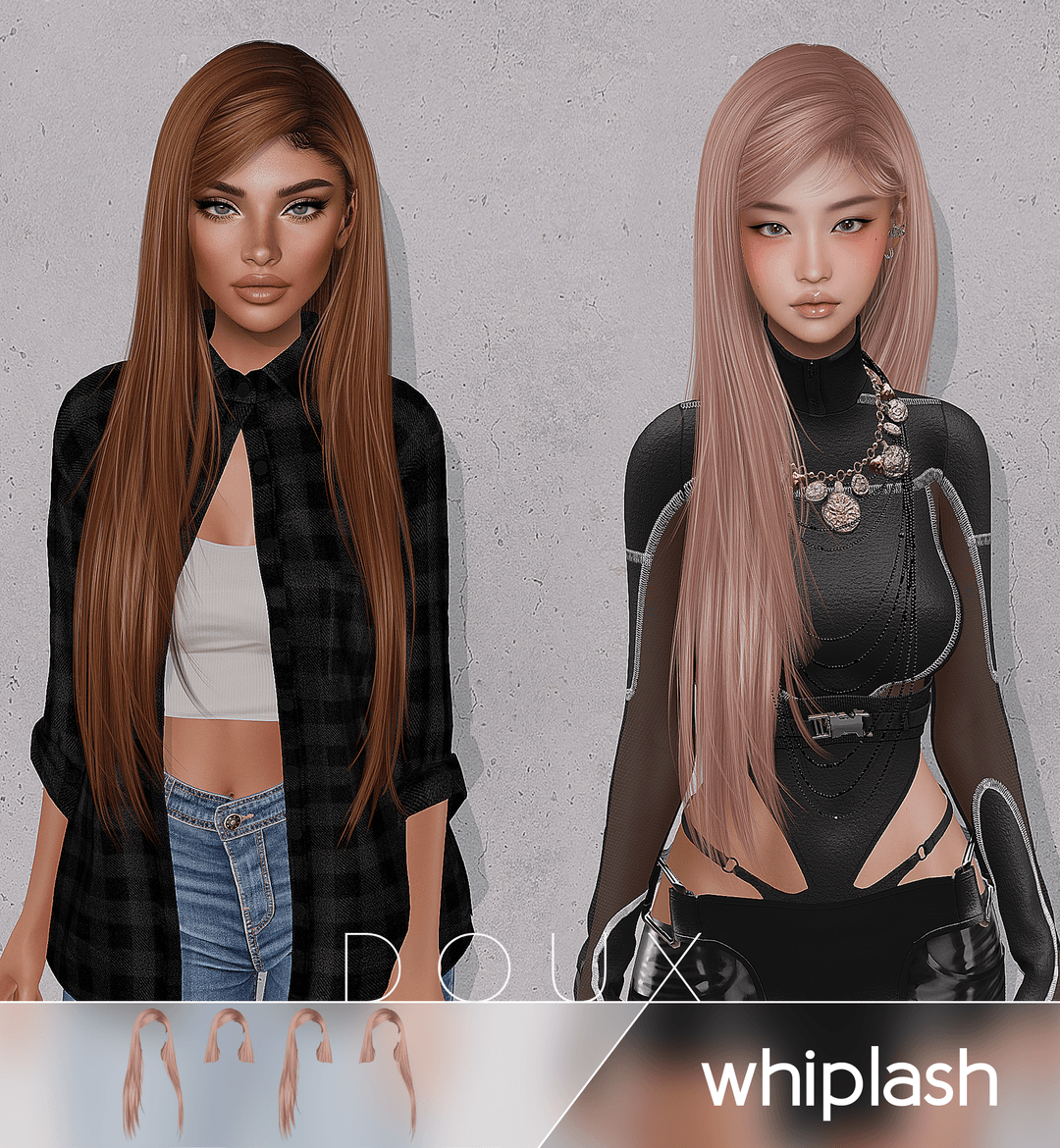 Прическа Whiplash Hairstyle